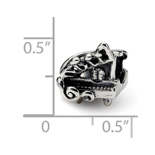 Sterling Silver Reflections Baby Grand Piano Bead