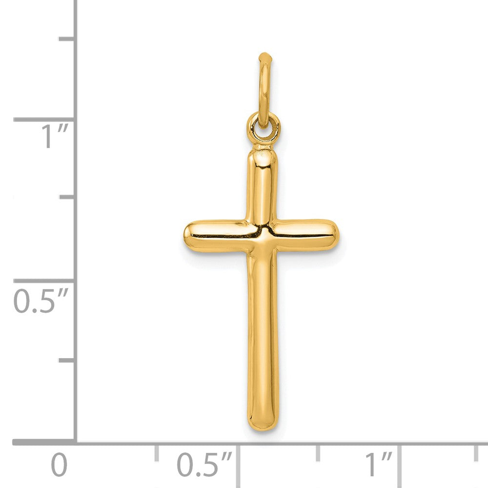 14k Cross Pendant Yellow Gold