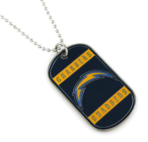 NFL Chargers 36 inch Dogtag Chain Necklace