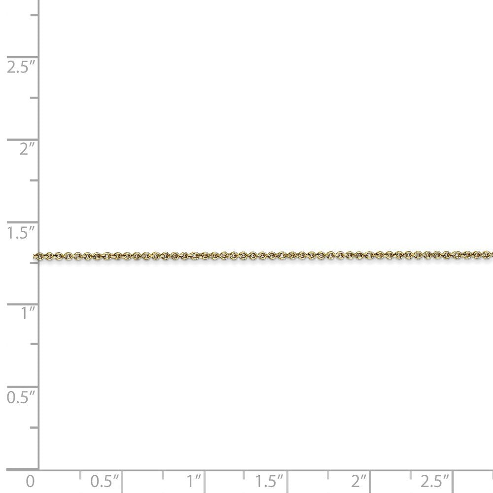 10k 1mm Round Open Link Cable Chain