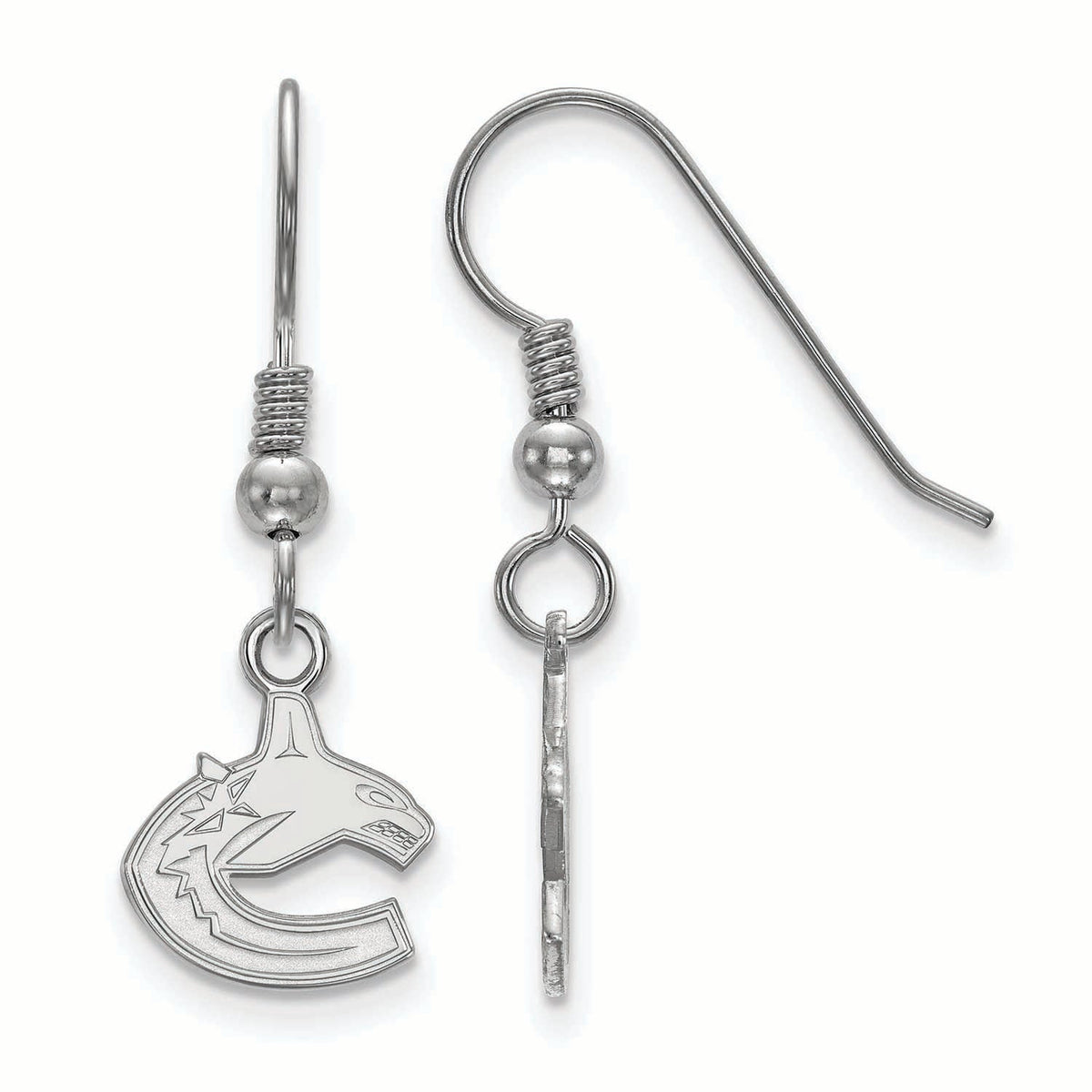 Women's Vancouver Canucks Sterling Silver XS Dangle Earrings