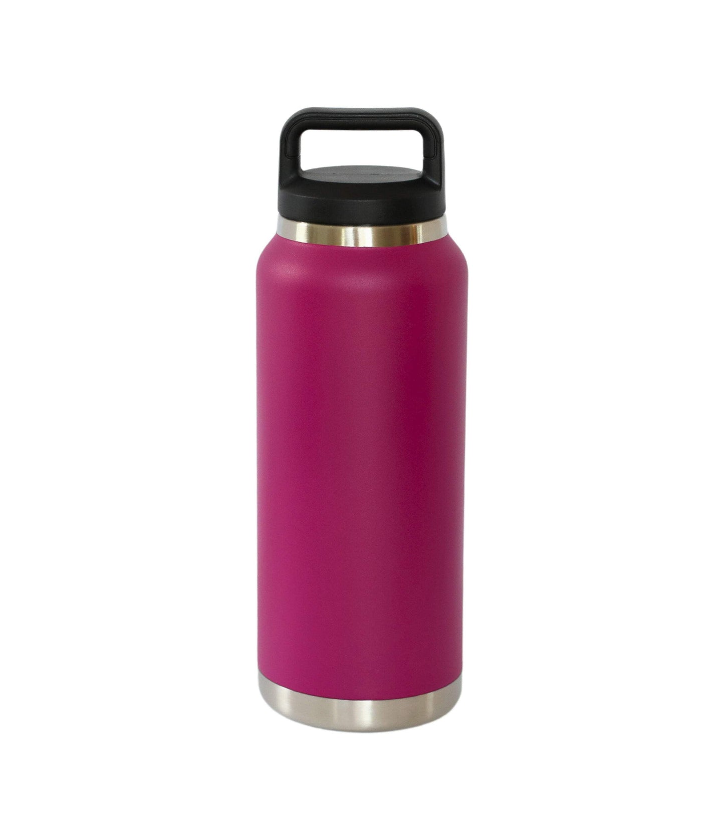 36 Oz Stainless Steel Twist-Off Cap Water Bottle - Hot Pink