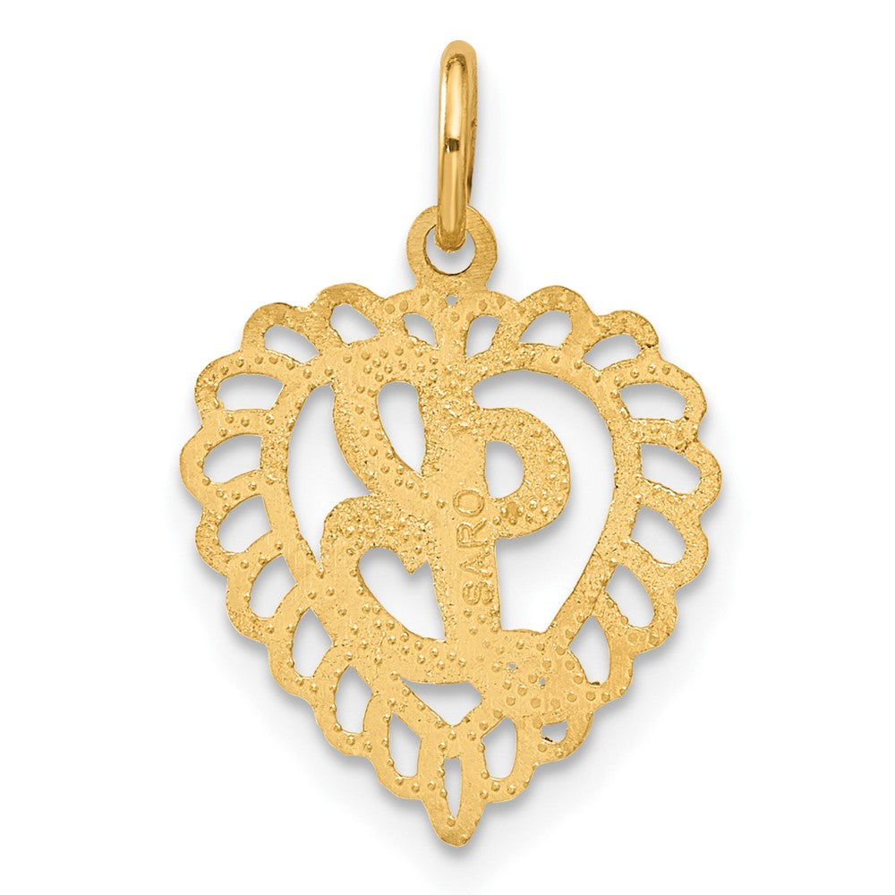 10k Gold Initial L Charm