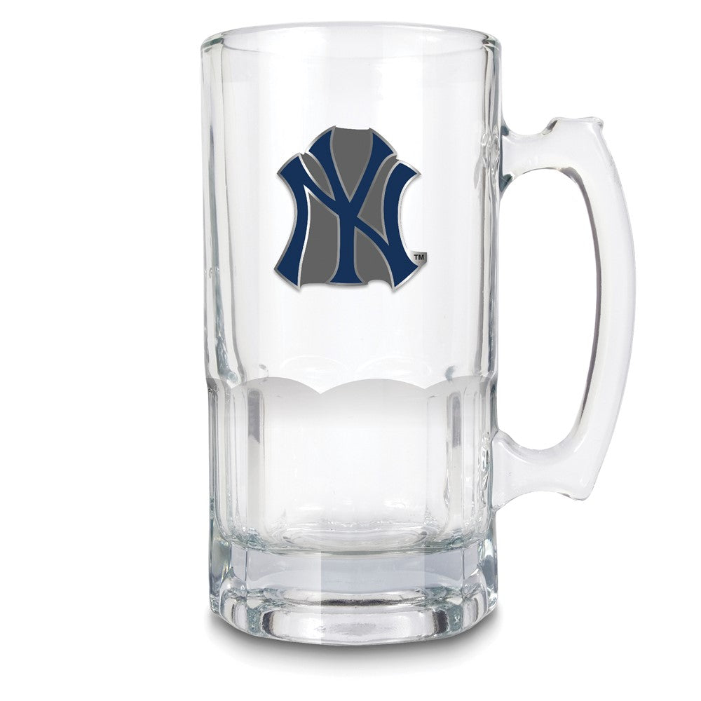 MLB New York Yankees Glass 32 ounce Macho Mug