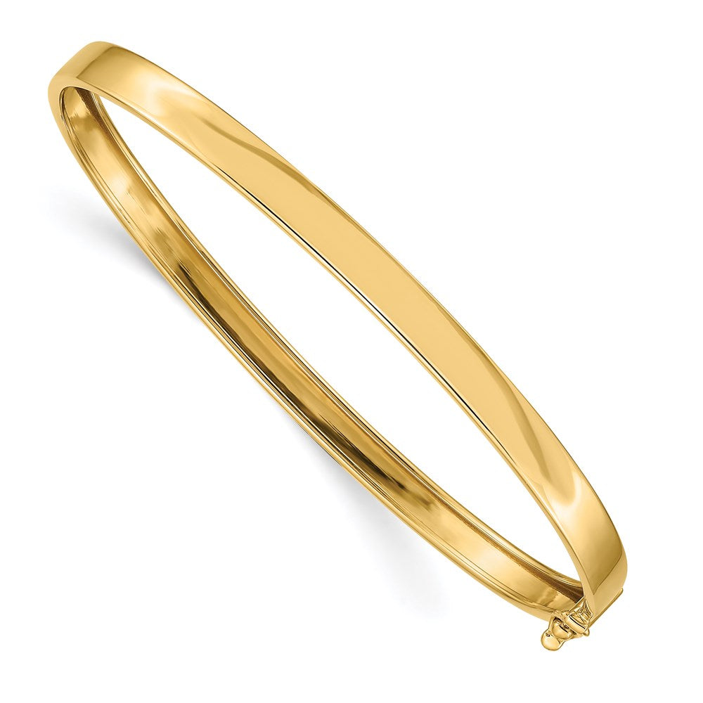 14K Flexible Bangle Bracelet 8 inches