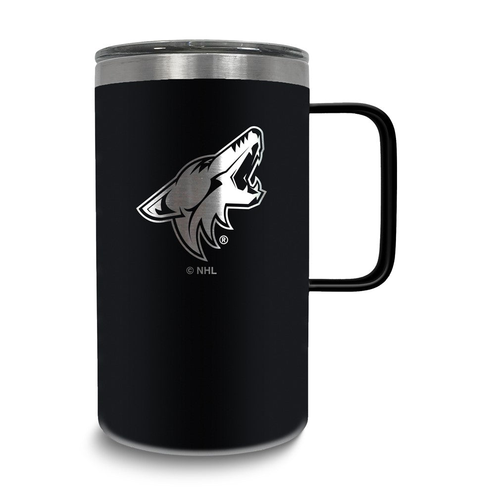 NHL Arizona Coyotes Stainless Steel 18 oz. Hustle Mug with Lid
