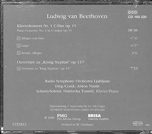 Vienna Master Series: Piano Concerto no. 1, Overture to "King Ste