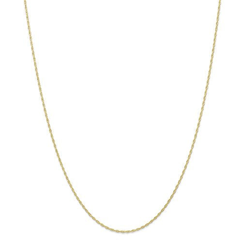 10k 1.15mm Carded Cable Rope Chain