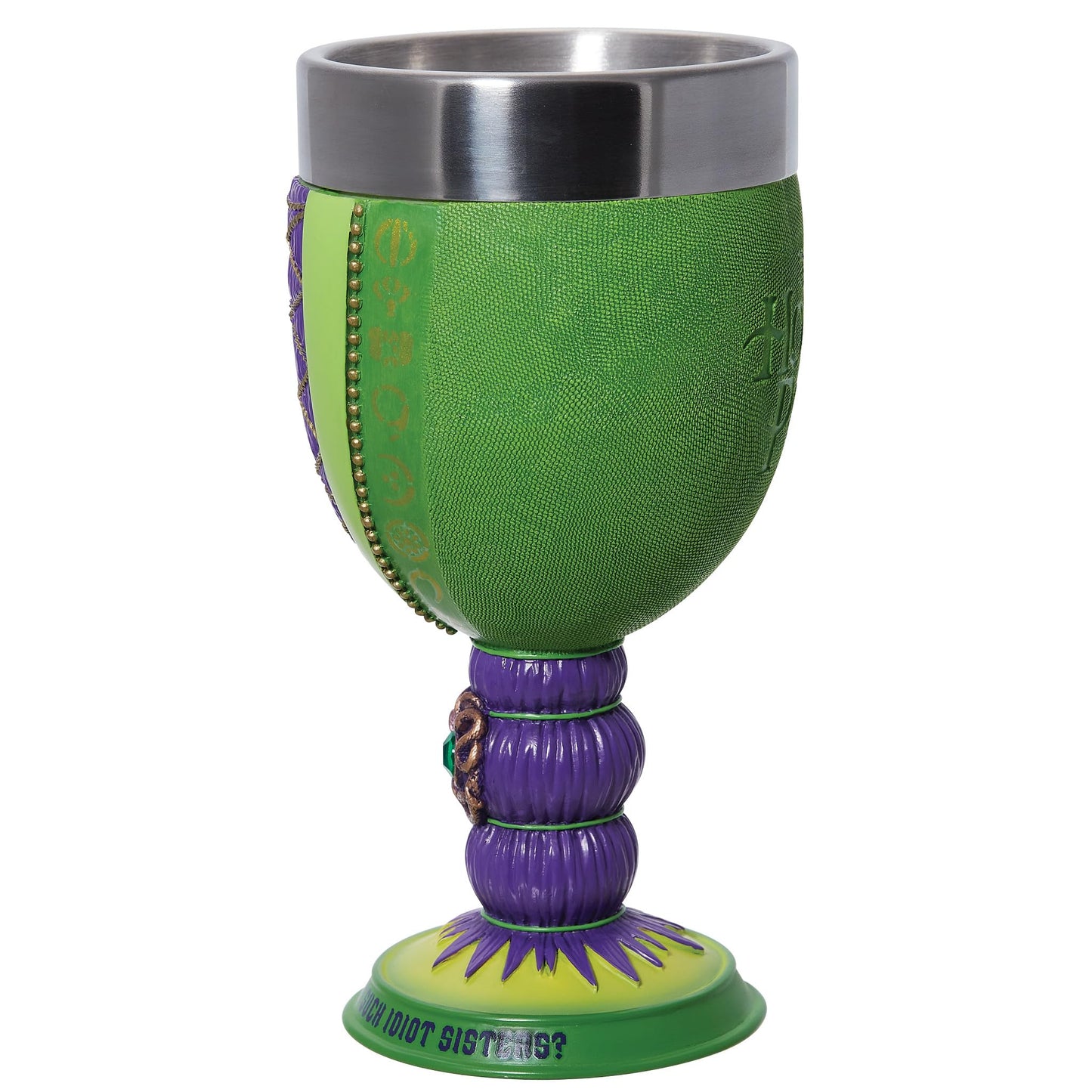 Disney Showcase Hocus Pocus Winnifred Stainless Steel Resin Goblet 7in H