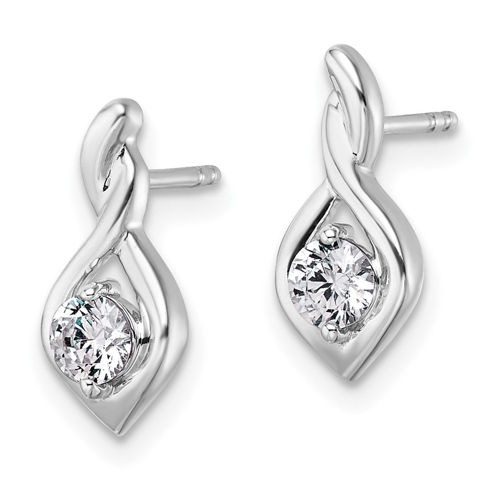 14kw Lab Grown VS/SI+ G+ Dia Earrings