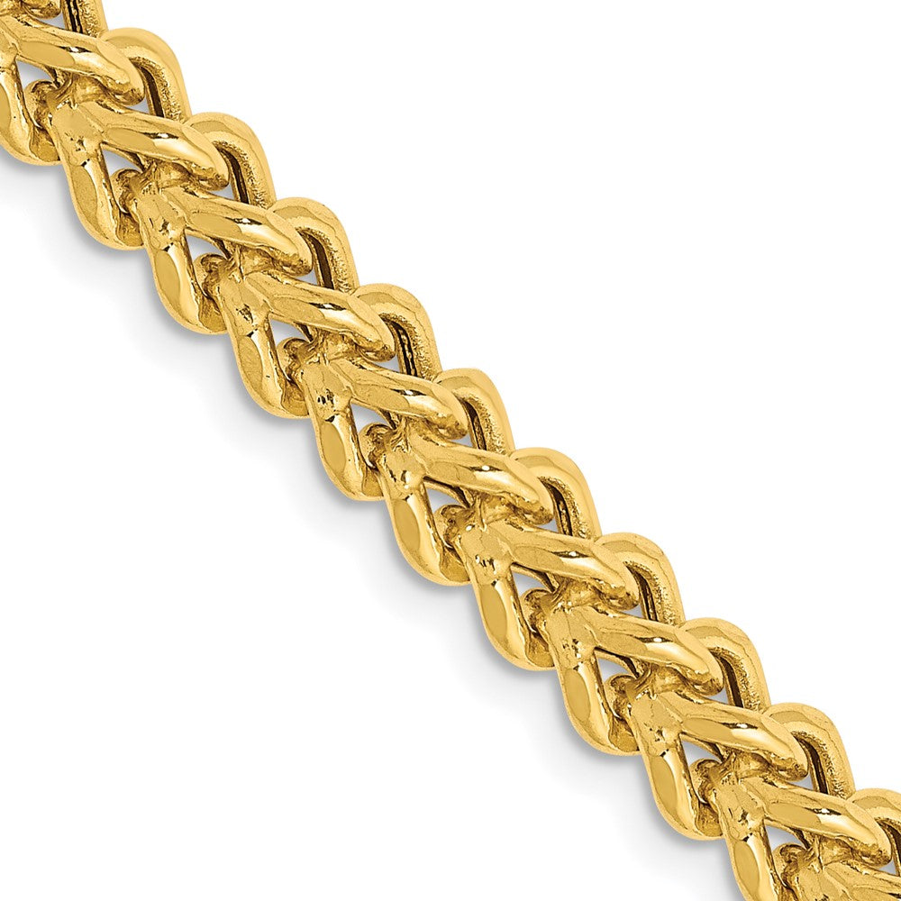 14k 4.5mm Hollow Franco Chain