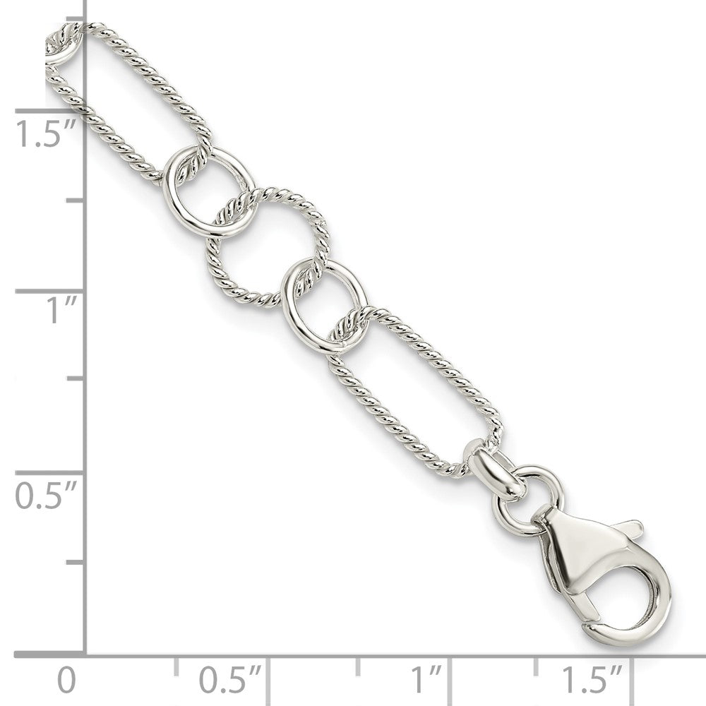 Sterling Silver Bracelet 7.5 inches