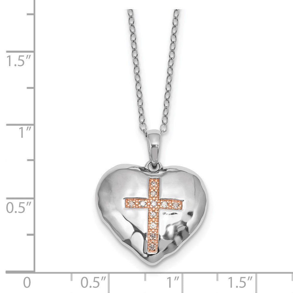 SS Diamond Pend Necklace