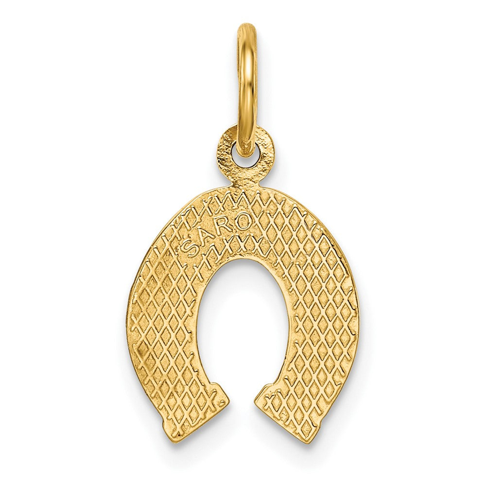 10k Horseshoe Charm Yellow Gold