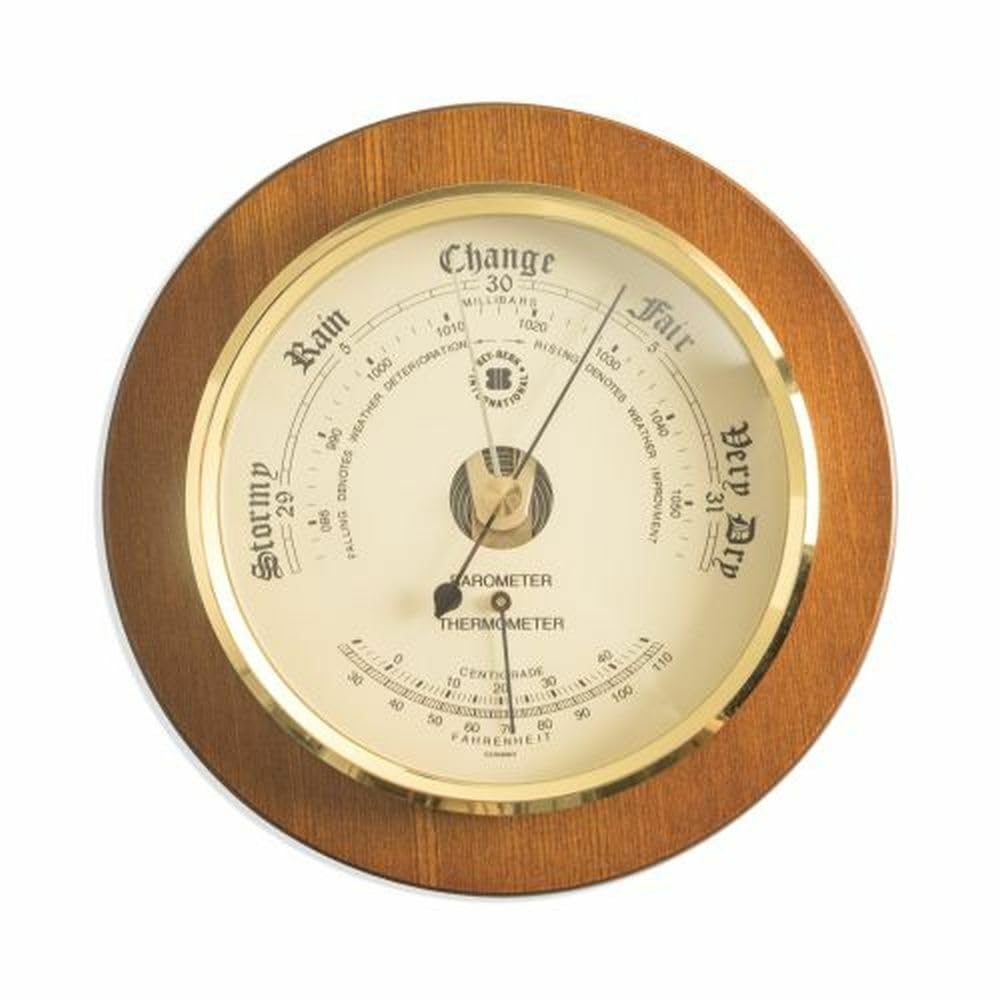 Bey-Berk Keota Barometer and Thermometer