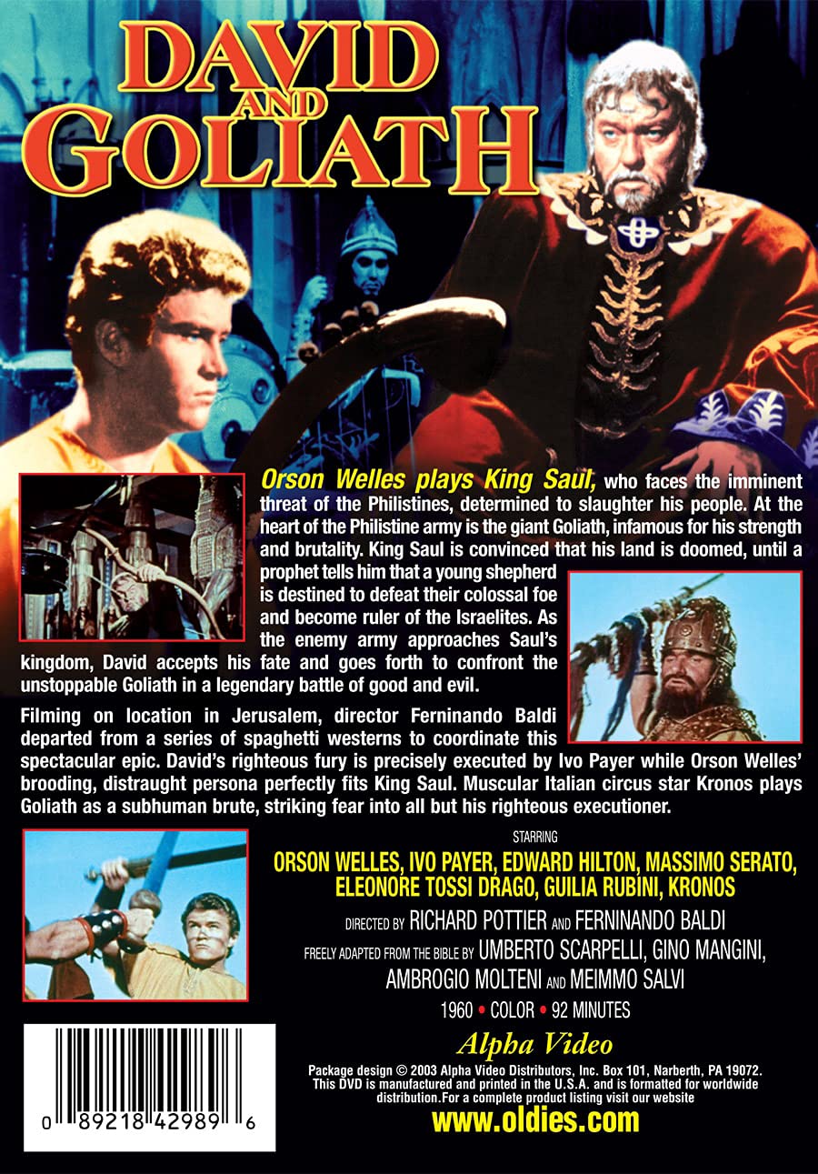 David and Goliath (Unrated) (DVD), Alpha Video, Sci-Fi & Fantasy