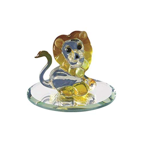 Leo The Lion Handcrafted Glass Figurine QGM19280