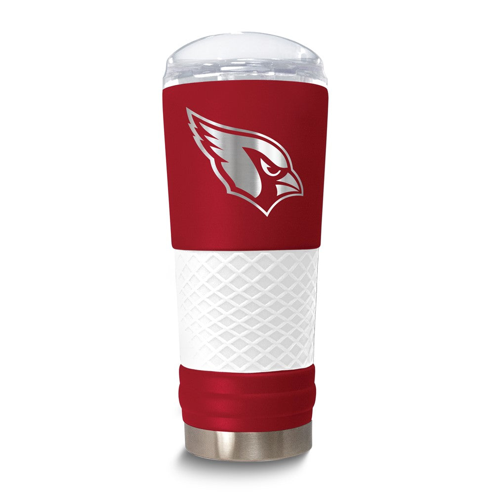NFL Arizona Cardinals Stainless Steel Silicone Grip 24 oz. Draft Tumbler with Lid