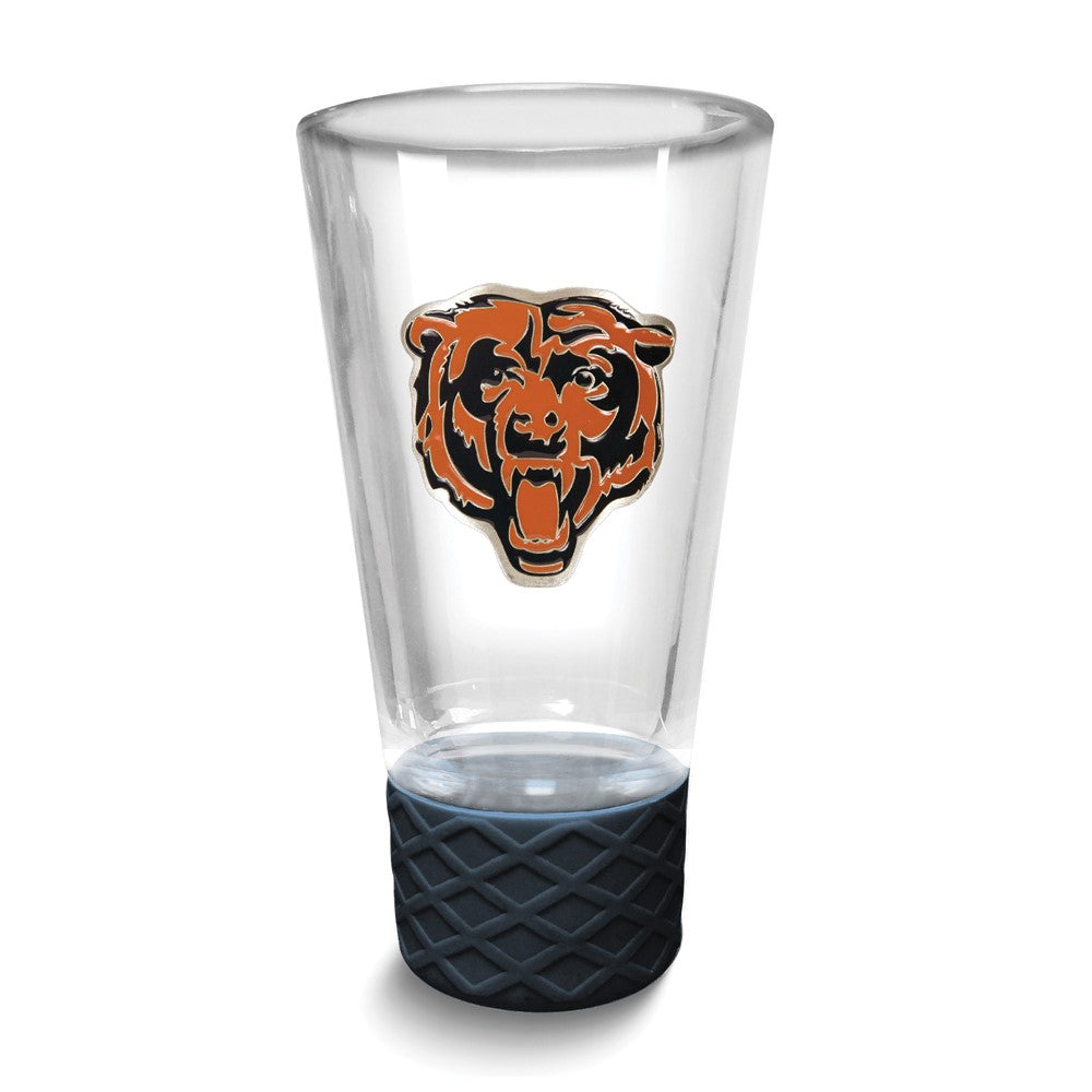 NFL Chicago Bears Collectors 4 oz. Shot Glass with Silicone Base