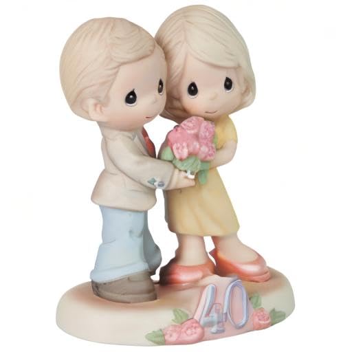 Precious Moments Disney Hand-painted Porcelain Happily Ever After Ariel In Ball Gown And Tiara Porcelain Figurine
