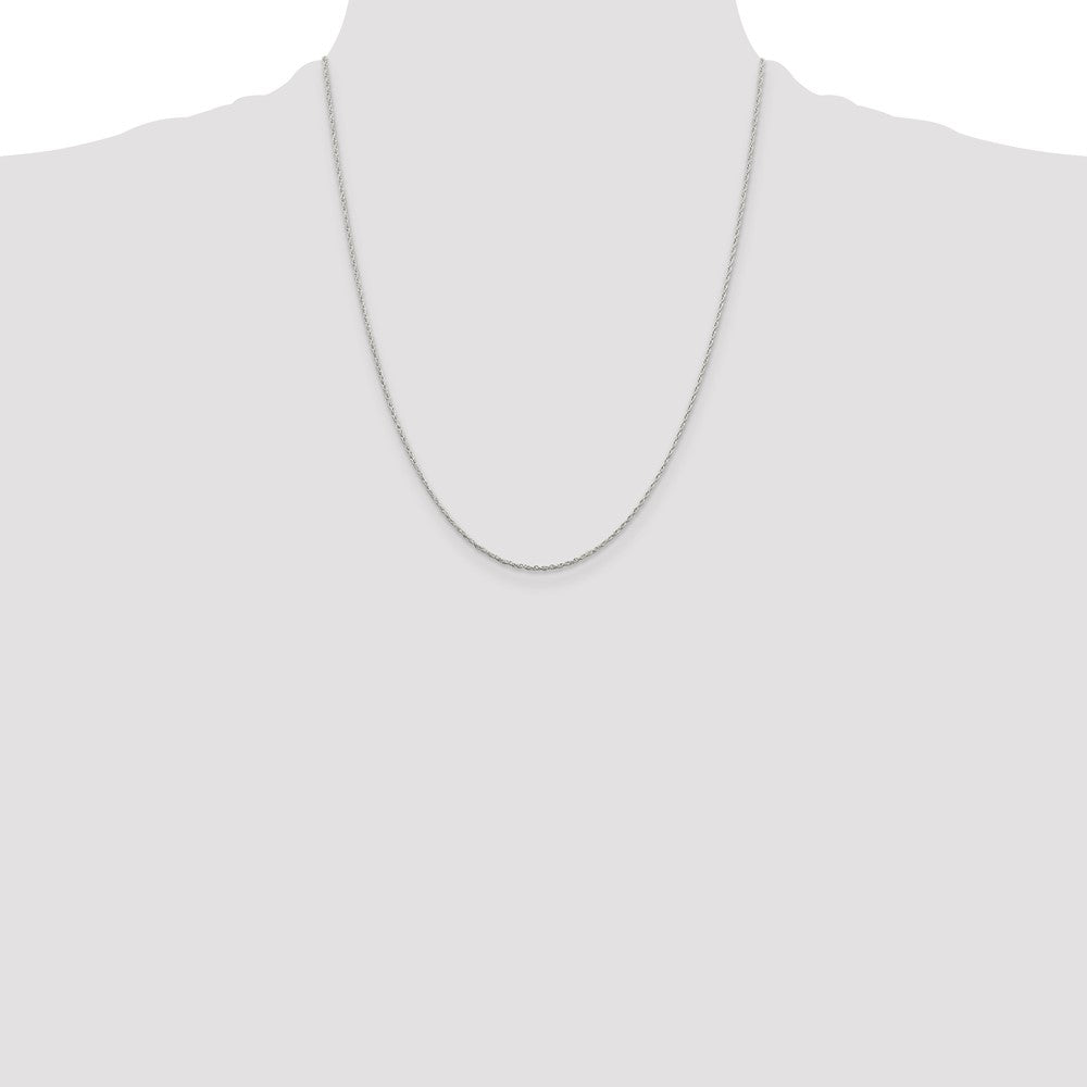 Sterling Silver 1.25mm Loose Rope Chain