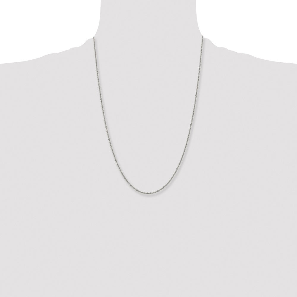 Stainless Steel Polished 2.2mm Cyclone 24in Chain