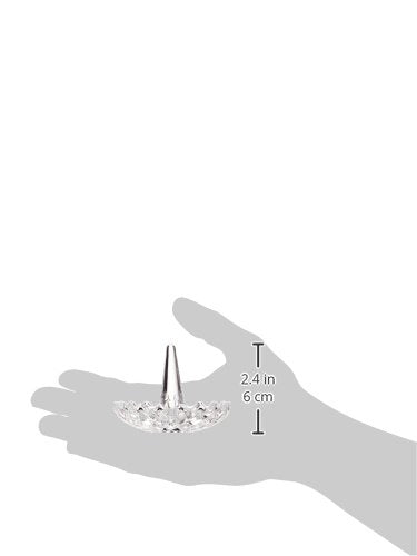Maypes Crystal Glass Ring Holder