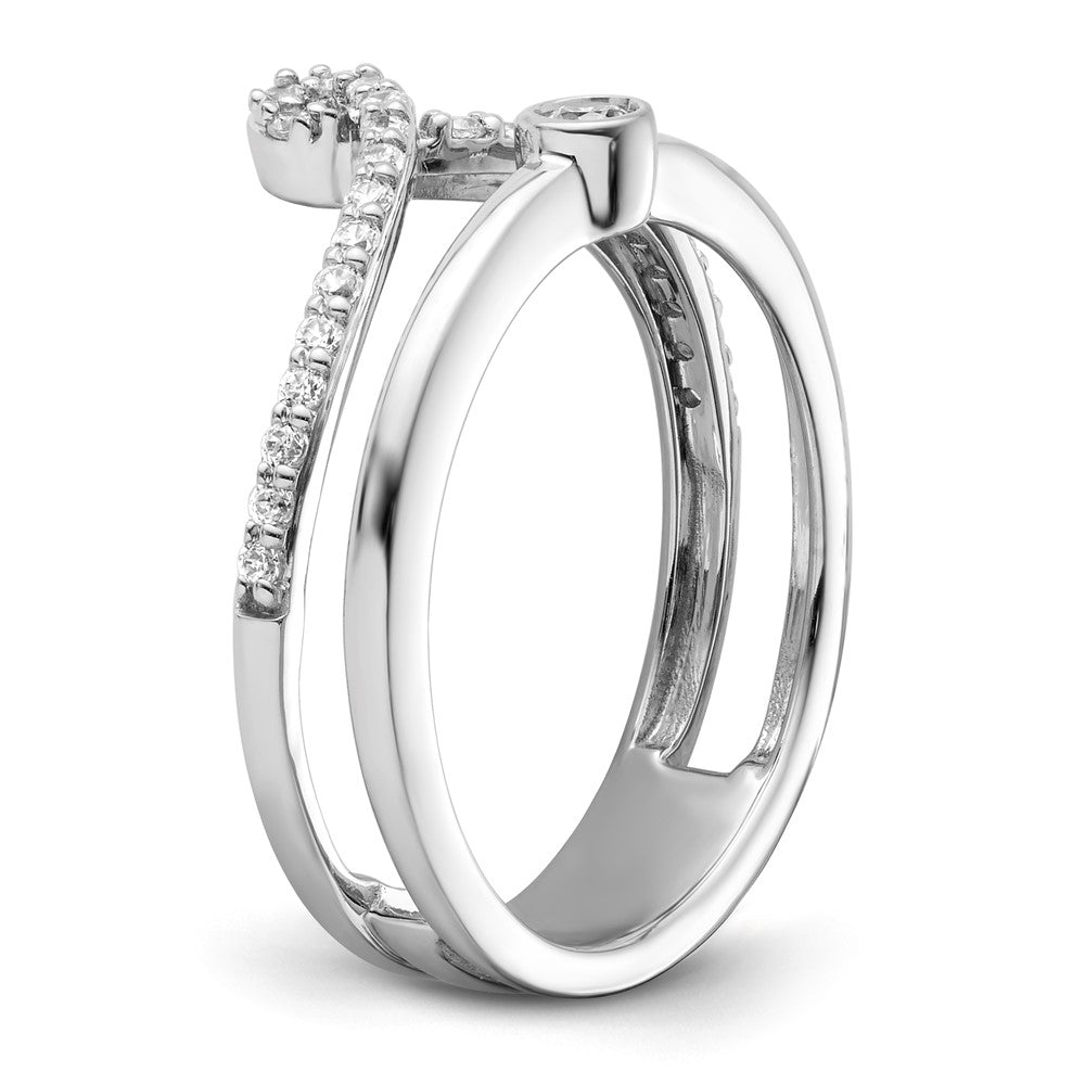 10kw Double Band Fashion Diamond Ring