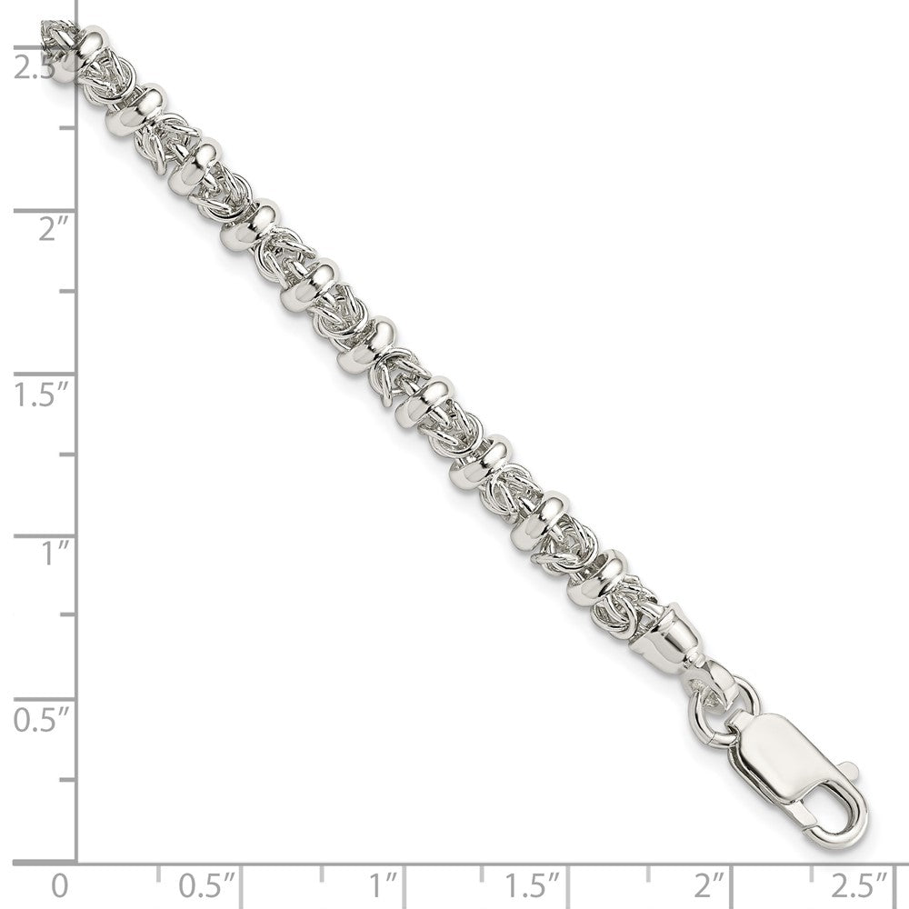 Sterling Silver Polished Bracelet 7.5 inches