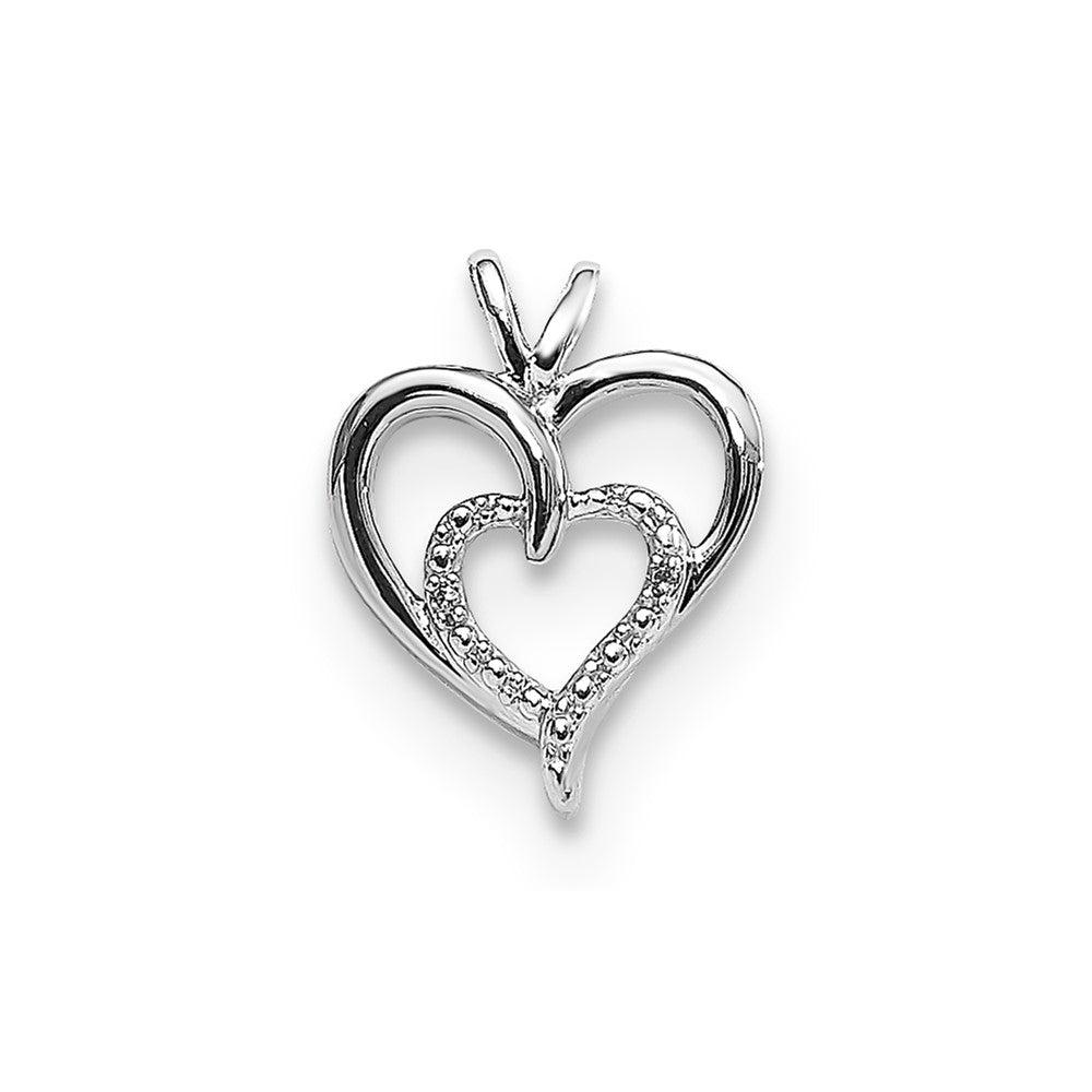 SS Diamond Pend w/ Chain