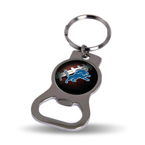 Detroit Lions Official NFL 3 inch Bottle Opener Key Chain Keychain by Rico Industries