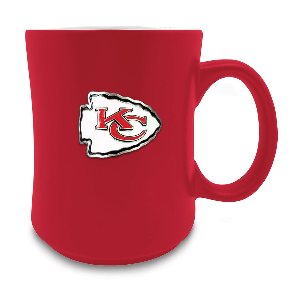 NFL Kansas City Chiefs Ceramic 19 ounce Mug with Emblem