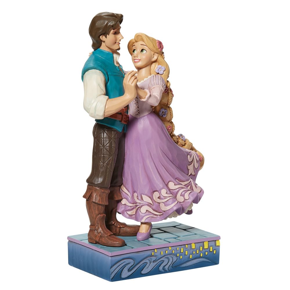 Jim Shore My New Dream - One Figurine 7.25 Inch, Resin - Rapunzel & Flynn Love 6013071