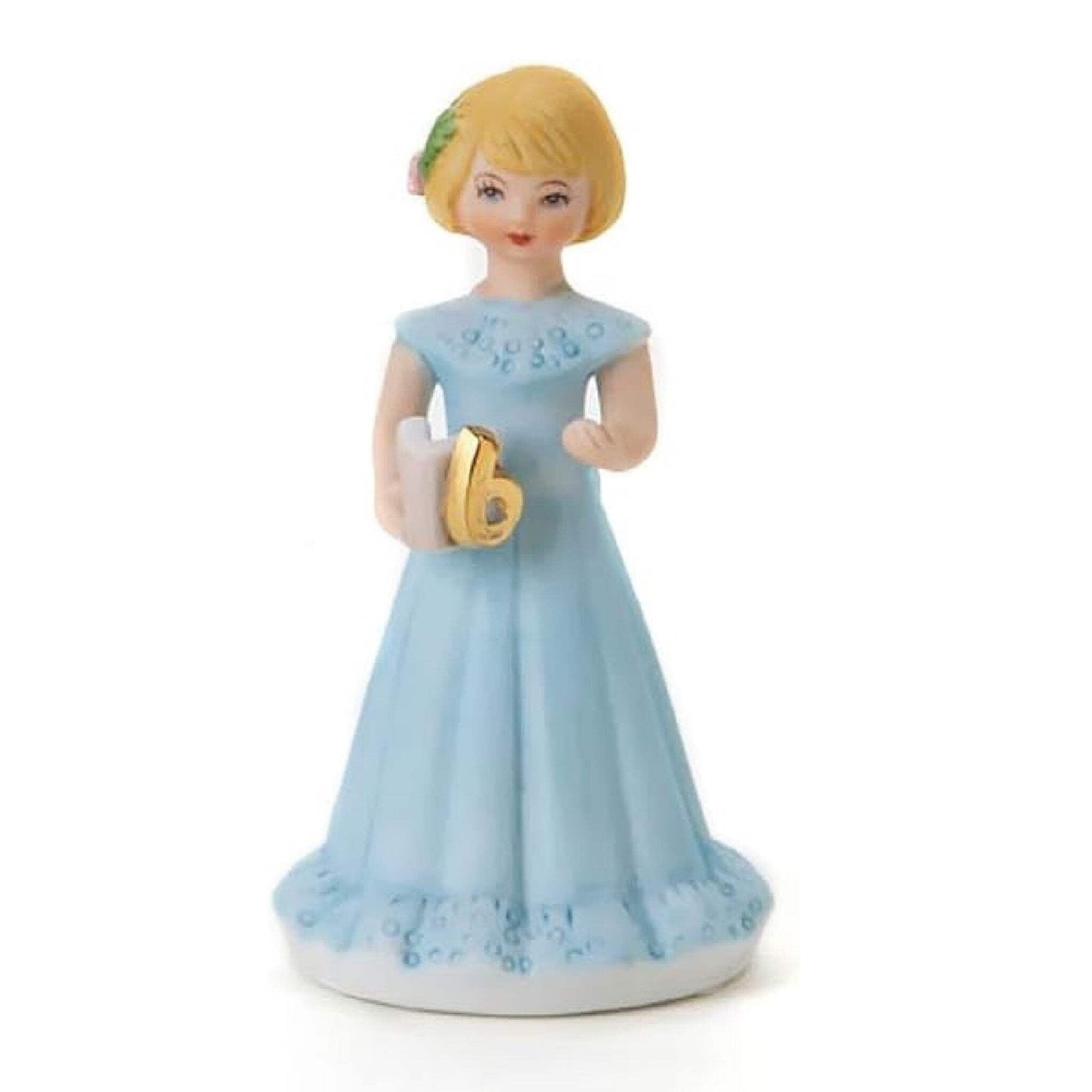 Growing up Girls from Enesco Blonde Age 6 Figurine 4 IN