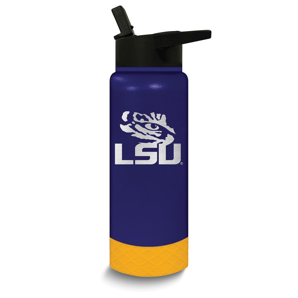 Collegiate Louisiana State University Stainless Steel Silicone Grip 24 oz. Water Bottle