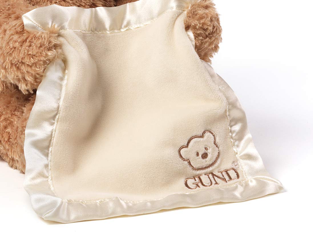 GUND Peek-A-Boo Teddy Bear Animated Stuffed Animal Plush, 11.5"