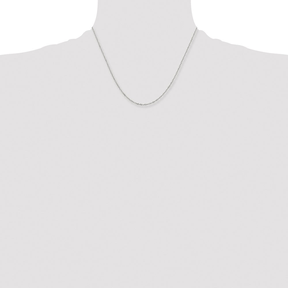 Stainless Steel Polished 2mm 18in Singapore Chain