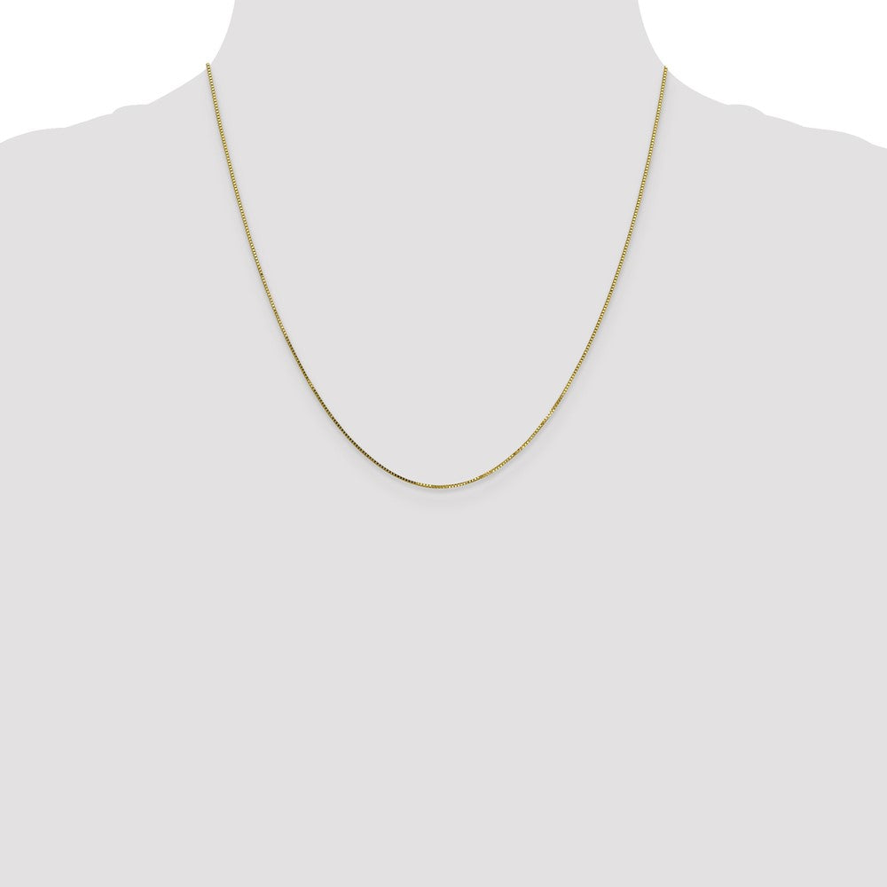 10K .7mm Box Chain Yellow Gold