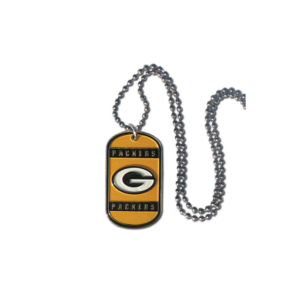 NFL Packers 36 inch Dogtag Chain Necklace