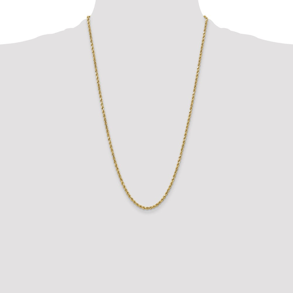 10k 3.5mm Semi-solid D/C Rope Chain