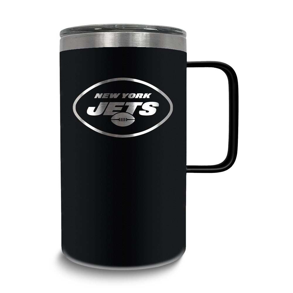 NFL New York Jets Stainless Steel 18 oz. Hustle Mug with Lid