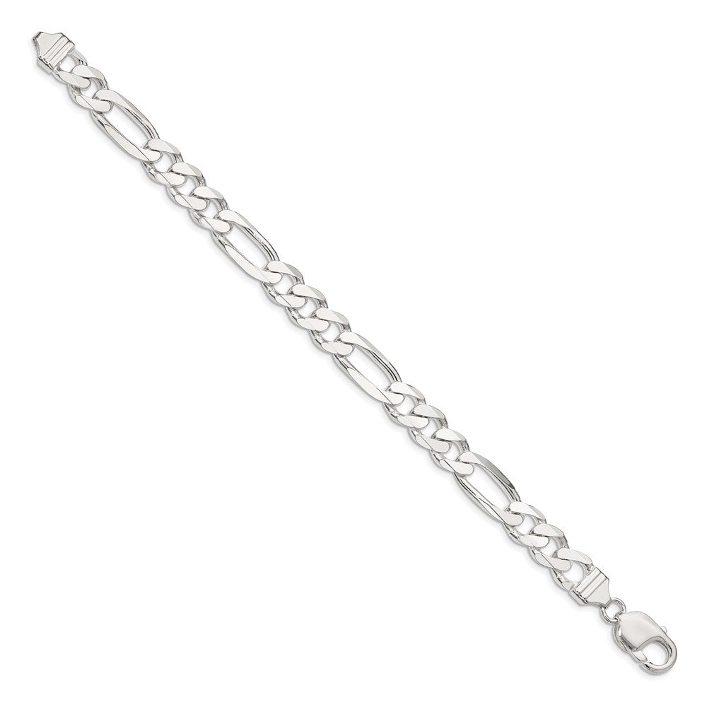 Sterling Silver 9mm Figaro Chain 8 inches