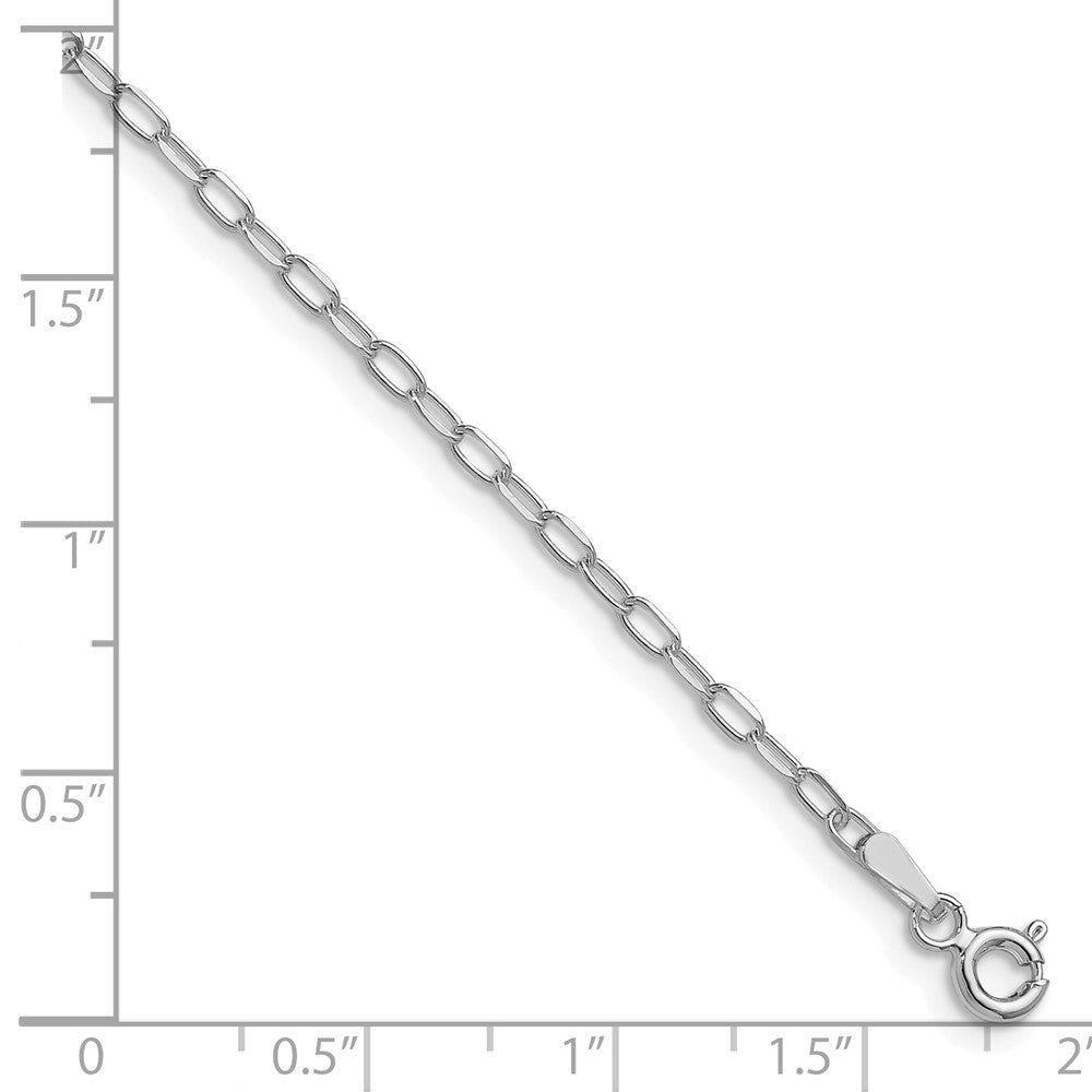 Sterling Silver Rhodium-plated 2.0mm D/C Forzantine Chain