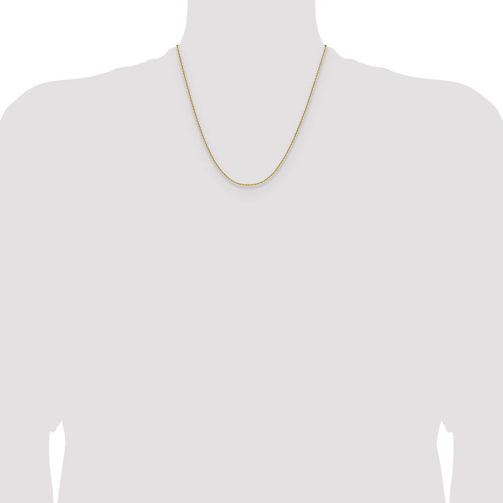 14K 1.65mm D/C Square Cable Chain