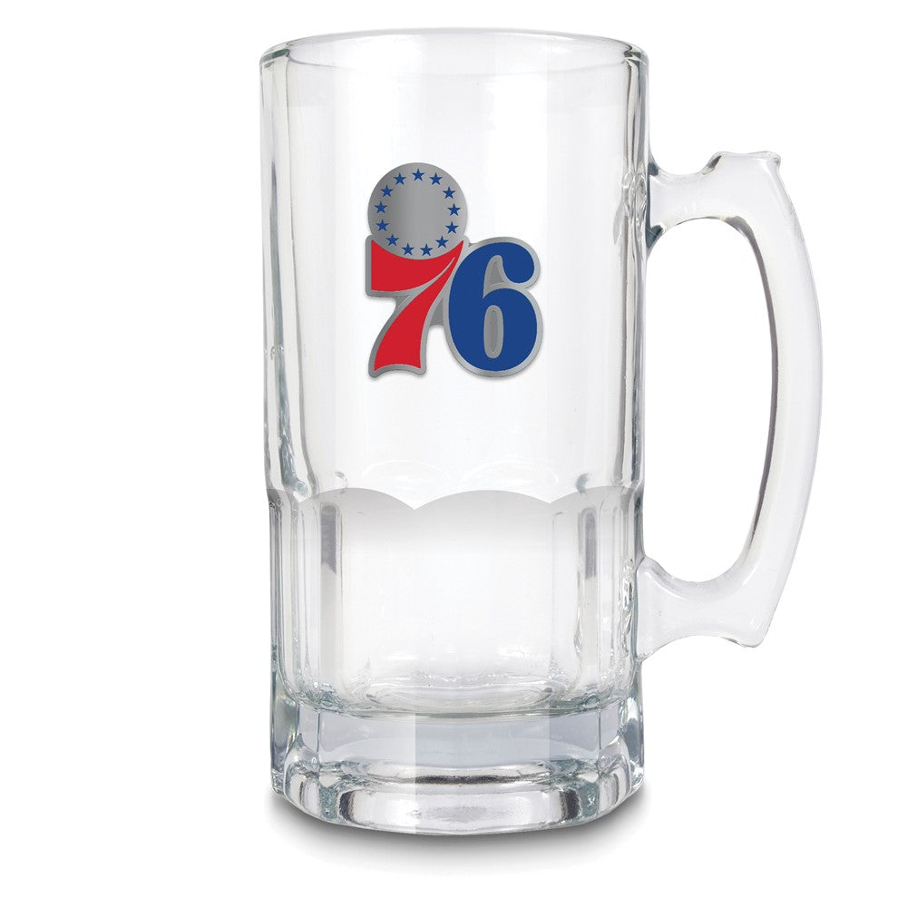 NBA Philadelphia 76ers Glass 32 ounce Macho Mug