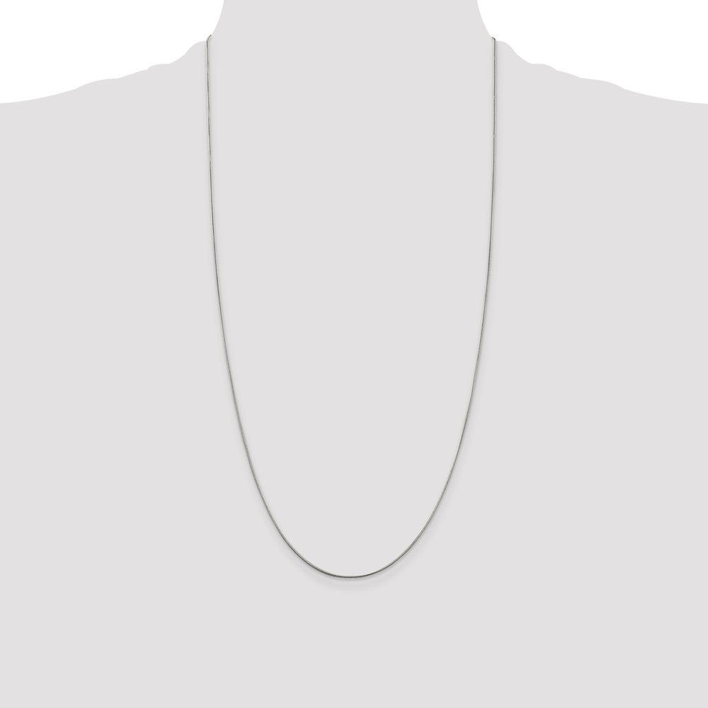 Sterling Silver .8mm Snake Chain 28 Inches