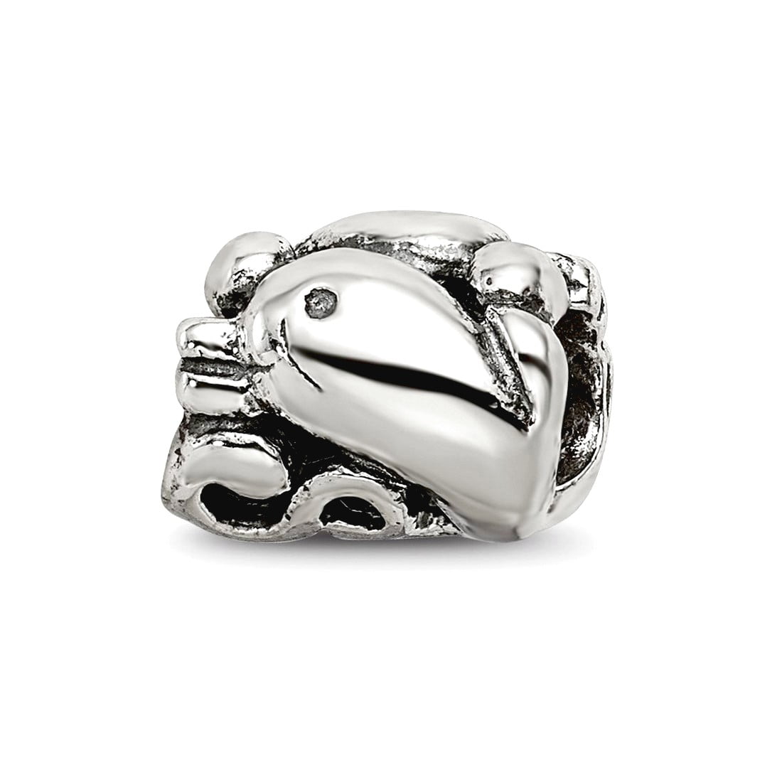 Sterling Silver Reflections Dolphin Bead