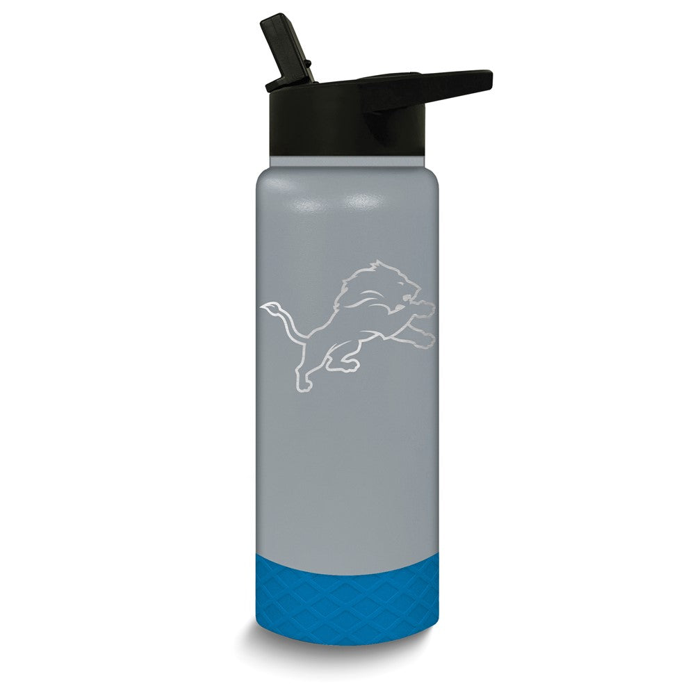 NFL Detroit Lions Stainless Steel Silicone Grip 24 oz. Water Bottle