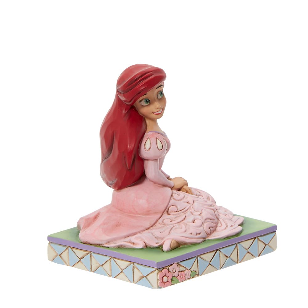 Jim Shore Confident & Curious - One Figurine 3.5 Inch, Resin - Ariel Personality Pose Disney 6013073