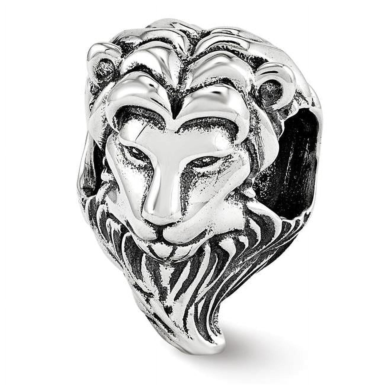Sterling Silver Reflections Lion Bead